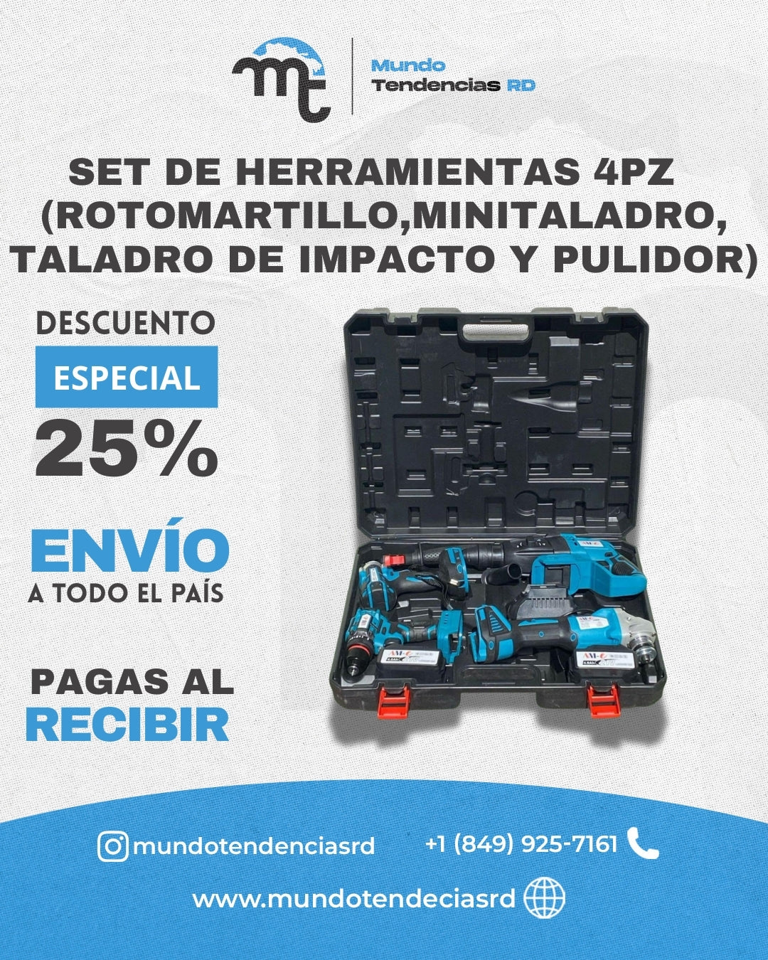 Set de Herramientas 4 en 1 ProMaxTools™ | Potencia y Precisión en un Solo Kit”