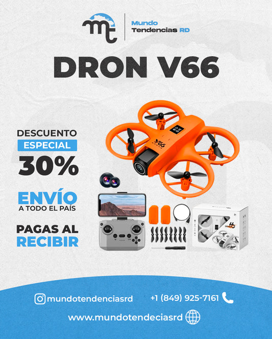 Dron V66 AeroVisión™ | Controla, Graba y Disfruta: DRON V66 para Aventuras Aéreas
