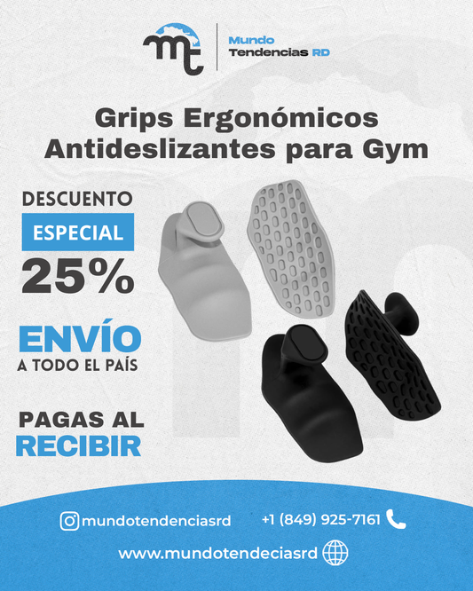 Grips Ergonómicos Antideslizantes para Gym | Protege tus Palmas y Entrena con Mejor Agarre — ¡Olvídate de las Guantillas Incómodas!