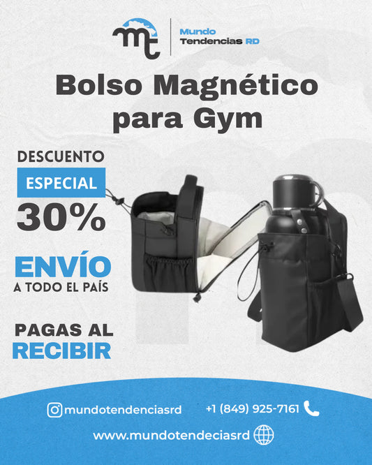 Bolso Magnético para Botella Deportiva | Resistente al Agua, con Bolsillos y Diseño Moderno para Gimnasio o Exterior