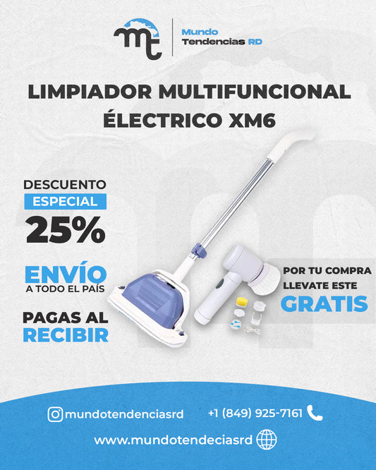 Limpiador multifuncional electrico xm6 CleanMaster™ + REGALO INCLUIDO |  Limpieza profesional en casa: sin cables, sin cansancio, con resultados perfectos.