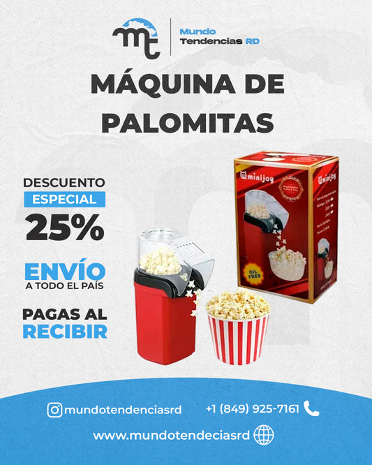 Máquina de Palomitas Minjoy™ | Da Felicidad a tus Niños | Tu Noche de Películas Nunca Fue Tan Fácil