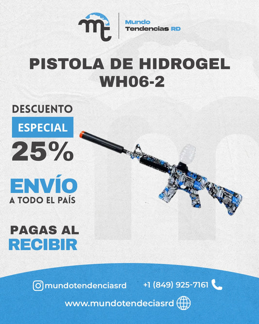 Pistola de Hidrogel WH06-2 Recargable | Diversión Segura en Casa