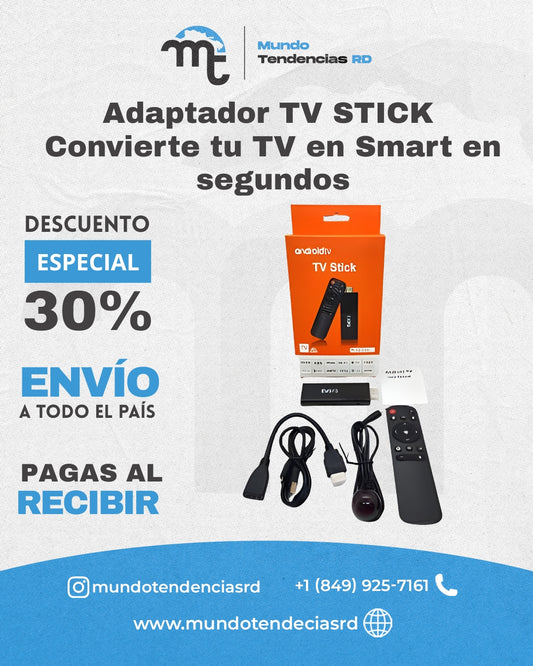 Adaptador TV STICK | Convierte tu TV en Smart en segundos