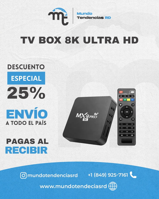 TV Box PRO 8K | Convierte tu TV en un Smart TV al instante