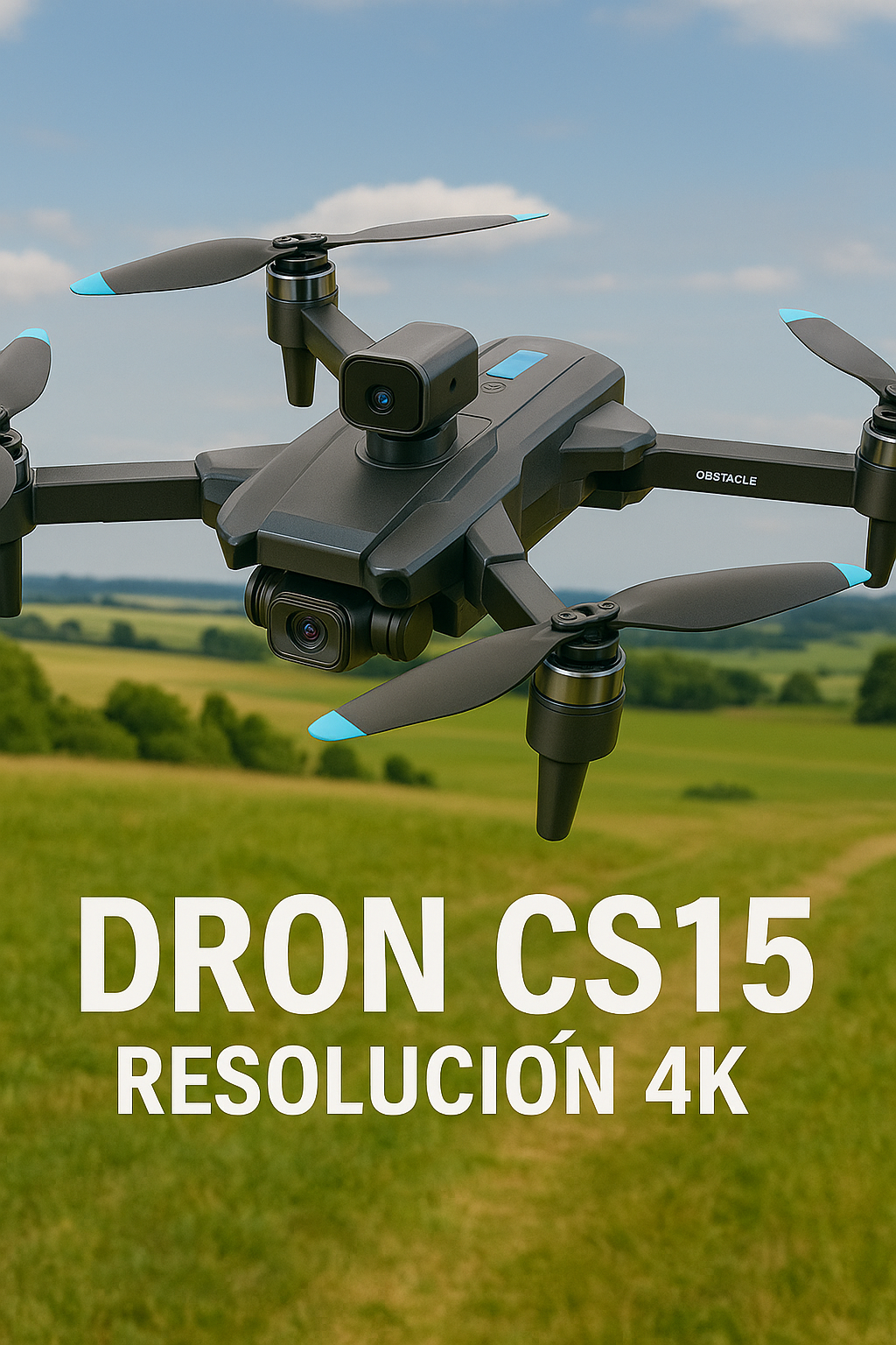 Dron CZ-15™ 4K Con Sensor de Evasión Inteligente Anti-Choque | 200 Metros & Luces Multicolores (CALIDAD PREMIUM SUPERIOR)