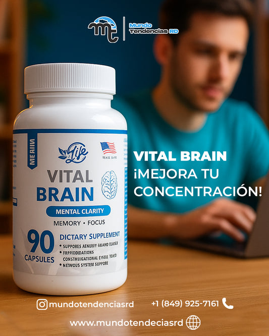 Vital Brain Life™ | ¡Despierta Tu Mente! Suplemento Natural para Mejorar la Memoria y la Concentración